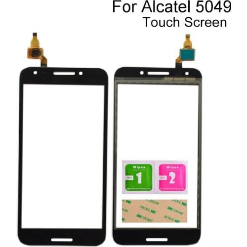 Touch Screen Glass For Alcatel A30 Fierce 5049 5049Z OT5049 Touch Screen Touch Sensor Glass Panel Digitizer Mobile Phone Tools