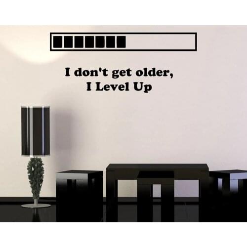 Vinyl Decal Quote Gaming Video Game Playroom Funny Decor Wall Stickers Encouraging Words Wall Decals For Office H420