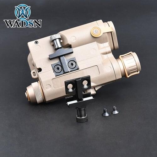 WADSN Tactical PEQ 15/LA-5C UHP Laser Indicator Accessories PEQ15 Metal Picatinny Mount Battery Covers Flashlight Rubber Filter