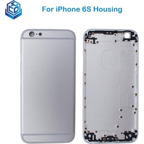 For iPhone 6S 6SPlus Battery Back Cover Housing Full Rear Cover Frame Chassis With Conductive Replacement Phone Parts