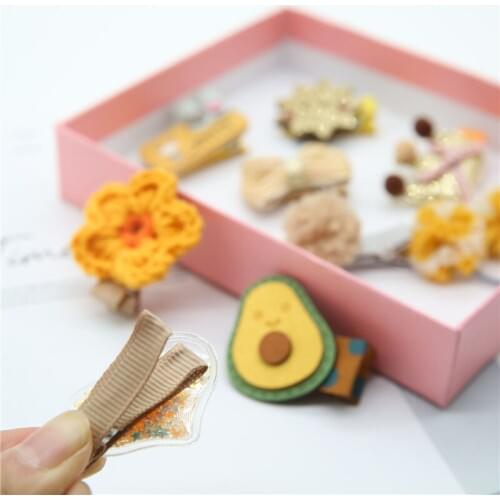 2020 Spring And Summer New ChildrenS Duckbill Clip Hair Accessories Girls Cute Rubber Band Hair Clip Hair Accessories