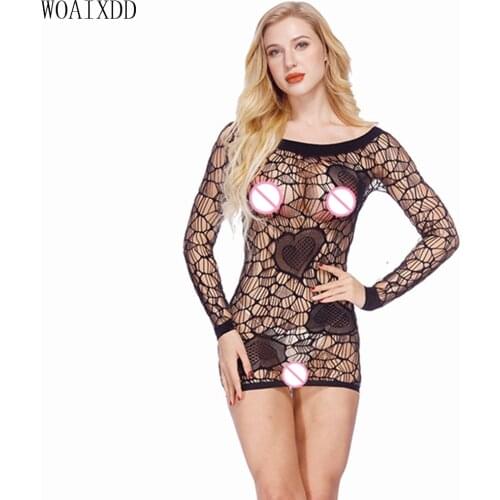 Women Bodystocking Plus Size Sexy Costumes Erotic Bodysuit Slim Night Lace Halter Bodydoll Sexy Lingerie Hot erotic plus size