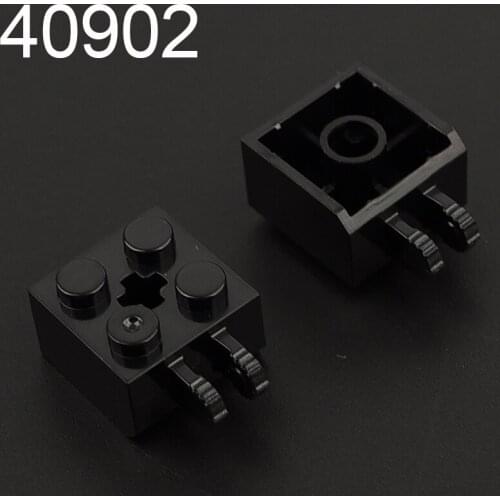 10PCS 40902 Hinge Brick 2x2 Locking Building block accessories parts MOC DIY Education Build Toys Brick
