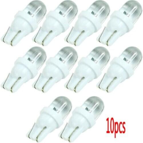 10pcs Car LED T10 COB Reading Dome Lamp Marker Light Wedge Lights License Plate Bulbs New LED Car Parking Lights