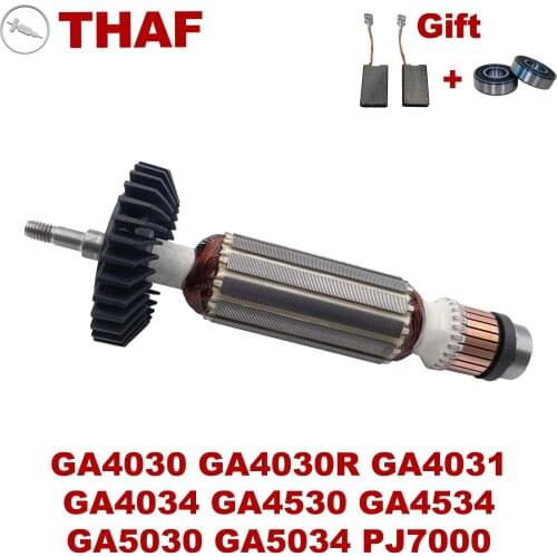 AC220V-240V Armature Rotor Anchor for MAKITA Angle Grinder GA4030 GA5030 GA4530 GA5034 GA4534 GA4031 PJ7000 GA4034 4030
