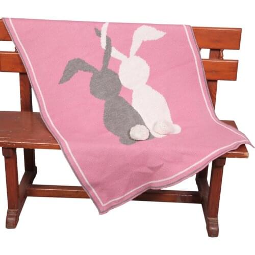 Four Seasons For Girls 70*90 Size Knitted Baby Blanket Newborn Swaddle Super Soft Toddler Quilt Mattress Stroller