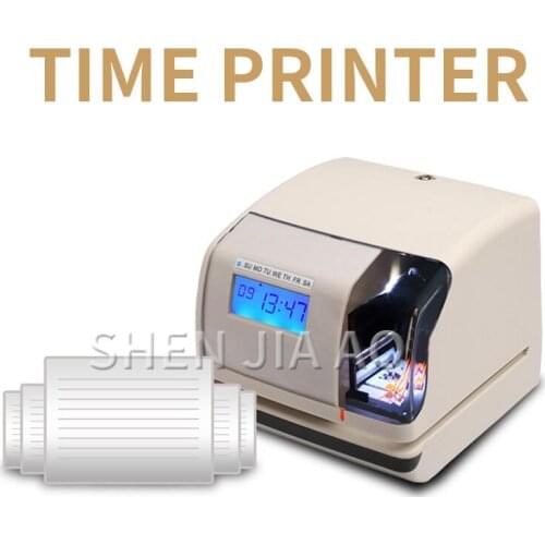 DT-01 Parking Hotel Time Printing Machine Time PrinterCommercial Timing Printer Tool Company Multi-Function Printer With LED 1PC