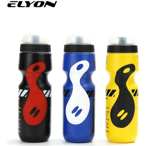 ELYON Bicycle Water Bottle 650ML MTB Road Bike Cycling Kettle With Bottle Holder Jug For Outdoor Camping Riding Bike Accessory