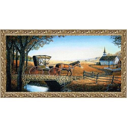 Free shipping big size gobelin tapestry,beautiful landscape picture Ancient European Style