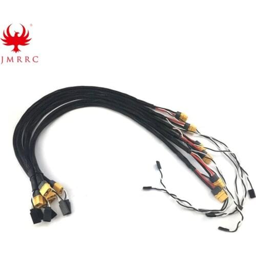 JMRRC ESC Signal Wire Extension Cable Wire 14AWG Solicone Battery Connection Wire Welded XT60 Plug for RC Aircraft