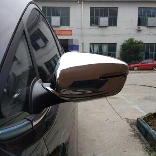2PCS ABS Chrome Rearview Side Door Mirrors Cover Trim Car styling for KIA K2 K3 K5 sportageR 2011-2017