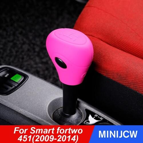 Car Gear Hand Brake Cover Parking Brake Knob Silicone Protector Interior Decoration For Old Smart 451 fortwo 2014 Accessories