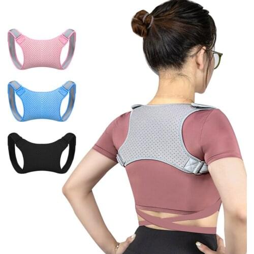 Orthopedic Shoulder Clavicle Posture Corrector Better Sitting Spine Upper Back Braces & Supports Waist Belt Student Adult Women