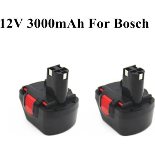 BAT043 BAT045 BAT046 BAT120 BAT139 3.0Ah Ni-MH 12V Rechargeable Battery for Bosch 12 V Drill GSR12VE-2 PSR12VE-2 2607335273