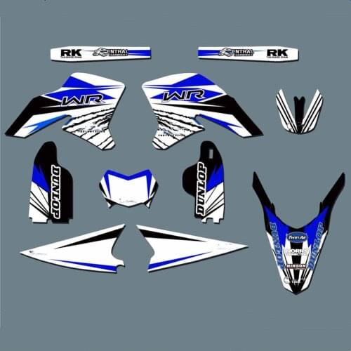 Full set of Stickers team Graphics Decals Kit for YAMAHA WR250R 2020 2019 2018 2017 2016 2010 2011 2012 2013 2014 2015 2008 2009