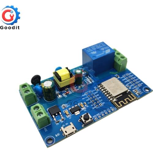 ESP8266 WiFi Relay Module Power Supply AC/DC ESP8266 WiFi Single-Channel ESP-12F Development Board