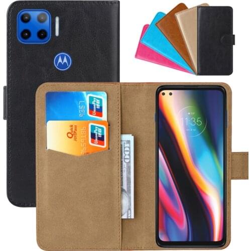 Luxury Wallet Case For Motorola Moto G 5G Plus PU Leather Retro Flip Cover Magnetic Fashion Cases Strap
