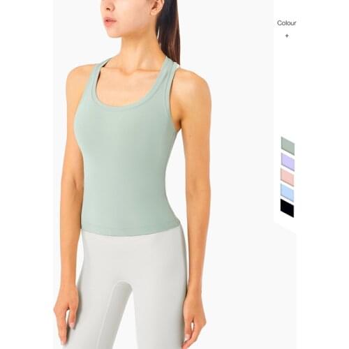 Vnazvnasi Summer New Item Woman Running Shirt High Support Elastic Vest Lycra Deep U-back Crop Top Sexy Fitness Underwear