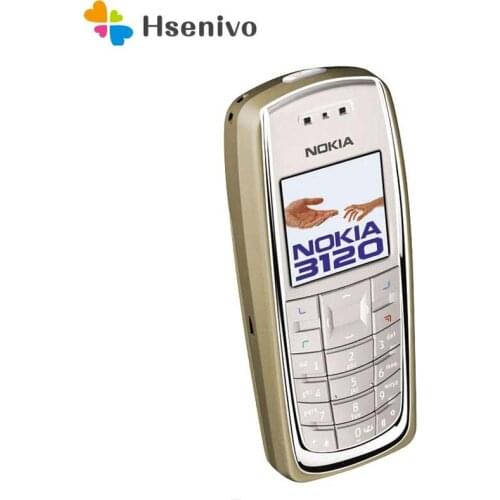 Nokia 3120c Refurbished-Original Unlocked mobile phones Nokias 3200 1.6inch 820mah battery cellphone 3.0MPCamera 1 year Warranty