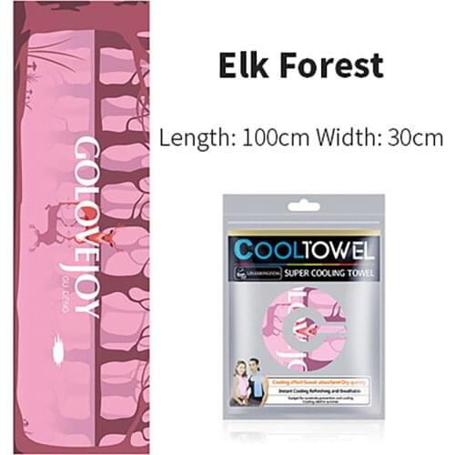 Sweat-absorbent Towel Fitness Microfiber Instant Cooling Towel Gym Face Quick Drying Outdoor Ice Cold Instant Cooling Towel