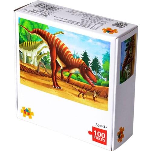 100 Pcs Jigsaw Puzzle for Kids Learning Educational Puzzles Toys for Toddler Boys and Girls