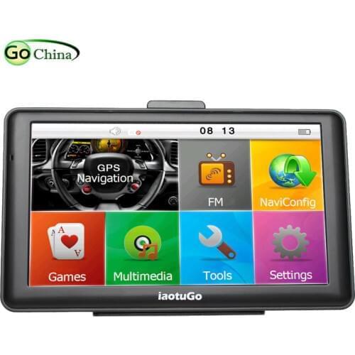 7 Inch Capacitive Car GPS Truck Navigator 256M 8G Bluetooth AVIN FM HD 800*480 Free Updated Newest Maps