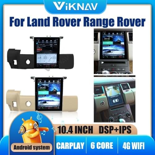 Built in carplay Android Car Radio For Land Rover Range Rover GPS Navigation multimedia Player Touch HD Screen Head Unit
