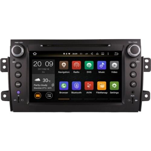 4GB RAM Octa Core 8" 1024*600 Bluetooth 2din Car DVD Radio GPS Navigation Player Android 9.0 Head Unit For Suzuki SX4 2006-2012