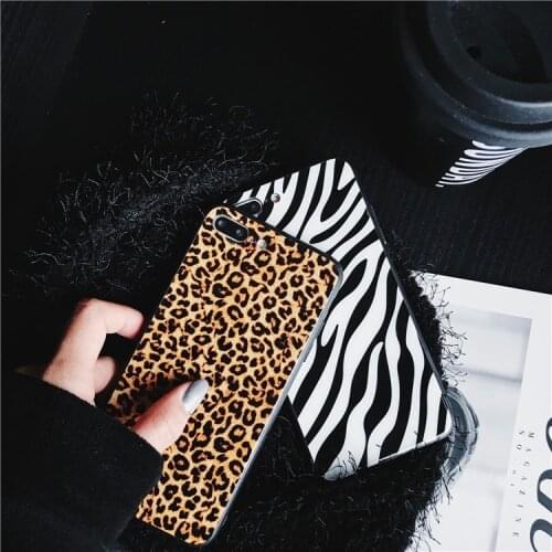 Leopard print Tempered Glass Case Cover For Samsung Galaxy A10 A20 A30 A40 A50 A70 S A70 A7 A8 2018 A6PLUS M40 A9S Case