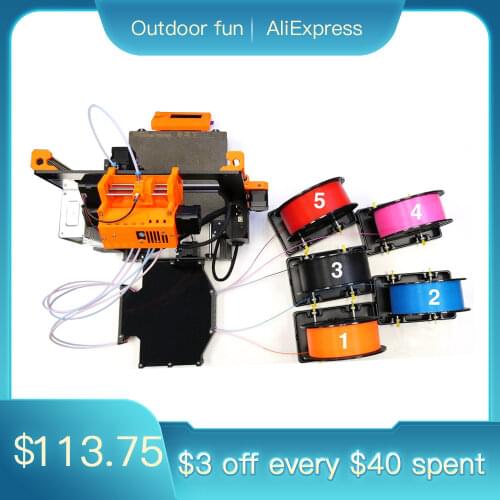 Clone Prusa i3 MK2.5S MK3S MMU2S Complete Kit (Without Printer Parts ) For Prusa i3 MK2.5S/MK3S Multi Material 2S Upgrade Kit