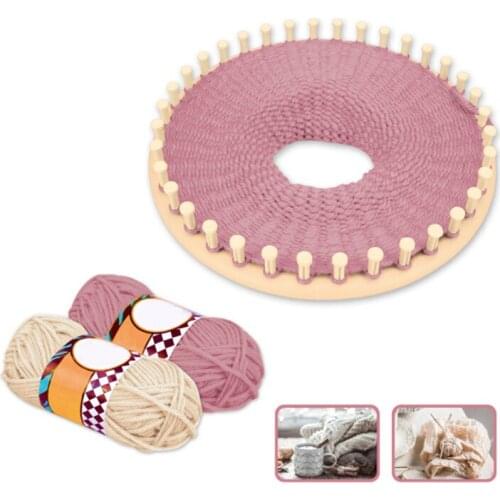 DIY Knitting Machine Childrens Hand Knitting Wool Scarf Machine Star Cylinder Wool Loom Toy Arts,Crafts & Sewing LBShipping