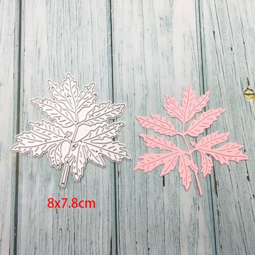 Metal cutting die leaves paper embossing scrapbooking craft diy photo album cutting dies