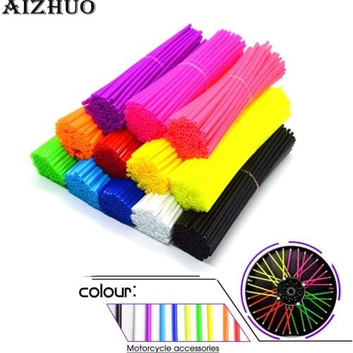 Motorcycle Motocross Dirt Bike Wheel Rim Spoke Skins Covers Wrap Decor Protector Kit For kawasaki kxf 250 yamaha yamaha yz