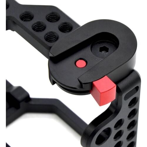 New Mini Field Monitor Quick Release Plate for LCD Monitor Magic Arm LED Light Camera Camcorder Rig DOM668