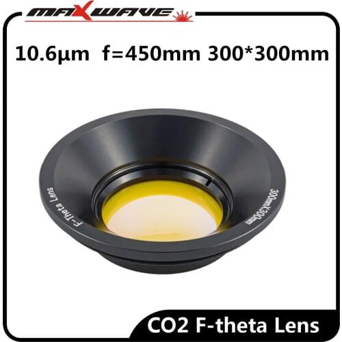 300x300mm 10.6μm F-theta Lens Field Lens CO2 Optical Laser Marking Focus lens