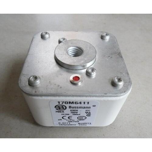 Fuses: 170M6411 700A 690V / 170M6511 700A / 170M6412 800A / 170M6512 800A 690V aR