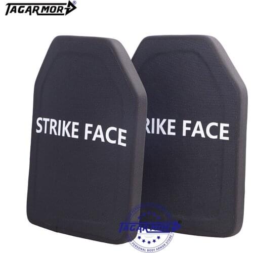 2pcs/lot Lightweight Bullet Proof Plate Level 3 NIJ III Stand Alone Military Body Armor Bulletproof Alumina PE Ballistic Plate