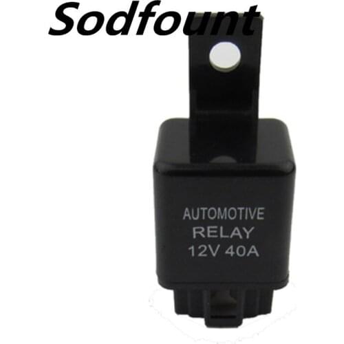 Automotive air conditioning fog lamp relay 12V 40A 4 feet modified with fixed bracket