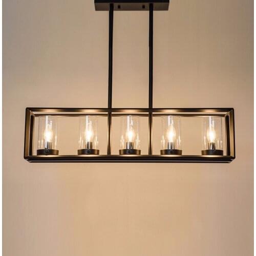 Minimalism Modern Nordic Pendant Light Black Aluminum Lampshade Suspended Luminaire Dining Room Bar Cafe Hanging Lamp