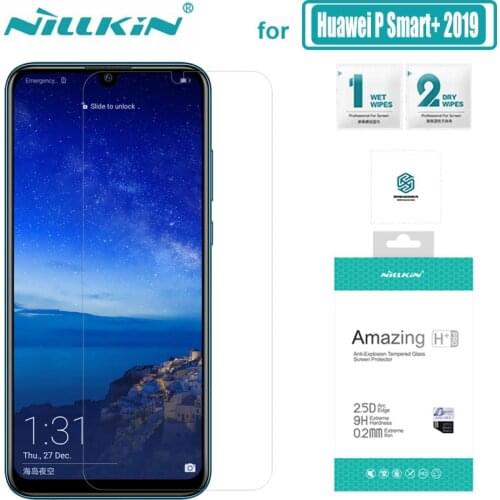 Huawei P Smart Plus 2019 Glass Nillkin Tempered Glass Screen Protector 9H+ Pro Nilkin for Huawei Enjoy 9S Ultra-Thin 2.5D Glass