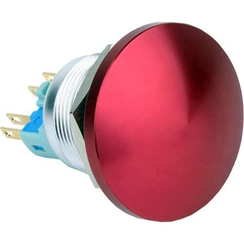 22mm waterproof red green mushroom head 1NO1NC emergency stop button switch