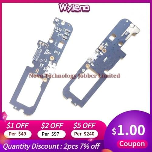 Wyieno For Lenovo K6 Charger Port Board USB Charging Connector Flex Cable Microphone Mic Plug Replacement Parts + Tracking