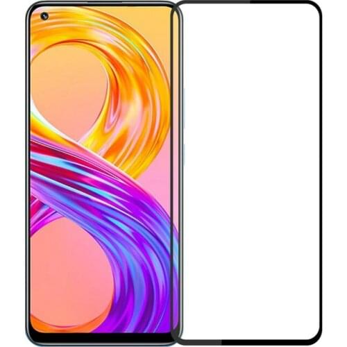 Full Glue Cover Tempered Glass Screen Protector Film for Realme 8 Pro 4G for Realme 8 5G