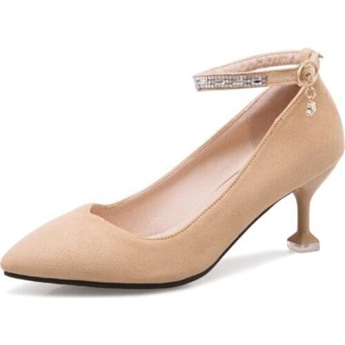 In early spring of 2018 the new lighter pointed high-heeled fine with 43 womens shoes size code 31-1822