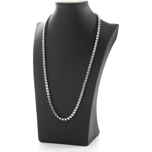 ZhuZunZhe 2021 Silver Color Box Link Chain Mens Necklace Stainless Steel Neckalce For Men Jewelry Gift Wholesale