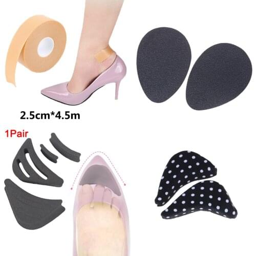 1Roll Waterproof Roll Heel Sticker Foam Tape Relief Pad High-heeled Shoes Wear-resistant Patch Protector Foot Care Tool