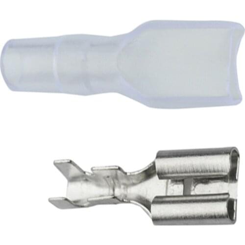 100pcs/Lot 5.2 series insulated terminal thickness 0.3 male insert Brass connectors car terminals 0.2-1.0mm2