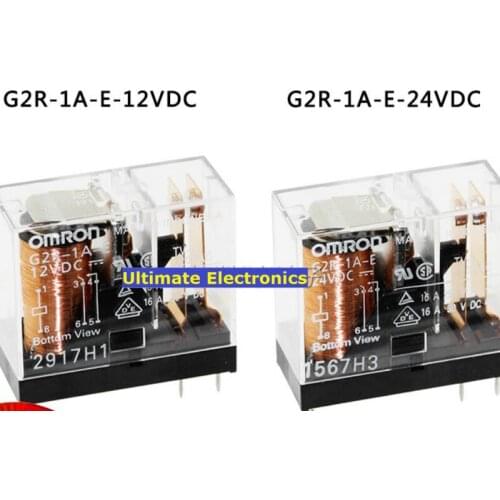 2pcs G2R-1A-E-12VDC G2R-1A-E-24VDC DC12V DC24V relay