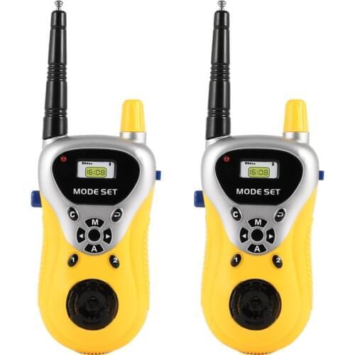 2pcs/lot Professional Intercom Electronic Walkie Talkie Kids Child Mni Handheld Toys Portable Two-Way Radio Gift