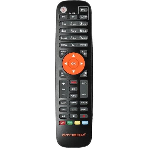 2021 GTMEDIA New Version V7 Remote Control TV Receiver Remote Control for GTMEDIA V7S2X /V7 pro /V7 TT TV receivers TV BOX